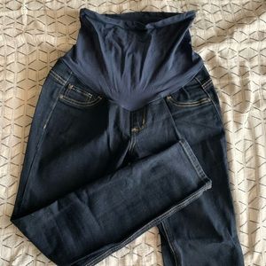 Maternity blue jean pant